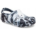 Sabot enfant crocs classic marbled 207464 c11eu 2829 noir blanc