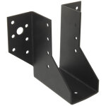 Sabot simpson strong tie ailes ext�rieur 46x77 epaisseur 2 ral9005 noir fonc� - 5 pi�ces