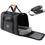 Sac pour animaux de compagnie, sac de transport pour chat pliable et bien ar, coussin d'assise amovible ...