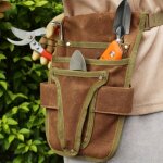 Sac banane robuste pour outils de jardinage femme & homme - sac de taille multi - poches en nylon durable ...