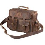 Sac bandouli�re en cuir 33x10x25, 5 cm