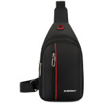 Sac bandouli�re, sac de voyage port� �paule, sac de tous les jours, unisexe, avec ouverture pour �couteurs, ...