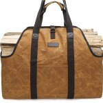 Sac pour bois de chemin�e, panier en bois, sac de transport pour bois de chauffage, porte - bois de chemin�e, ...