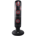 Sac de boxe gonflable, 160cm sac de frappe, sac boxe pied debout, punching ball pour pratiquer karat�, ...