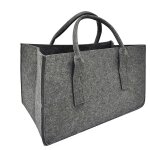 Sac � b�ches en feutre gris werka pro 50x27x34cm