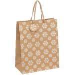 Sac cadeau holographique moyenne taille kraft - feeric lights & christmas