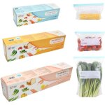 Sac congelation zip, sac congelation reutilisable, sac congelation joint sachet zip trois tailles (l, ...