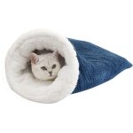 Sac de couchage auto - rchauffeur pour chat - lit moelleux en peluche, grand et confortable pour l'hiver ...