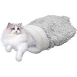 Sac de couchage pour chat, nid de chat chaud d'hiver, enveloppe de chat calme et confortable, cinglant ...