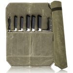 Sac À couteaux de chef, rouleau de couteau en toile cirée, sac À couteaux À roulettes sacoche À couteaux ... Sac À couteaux de chef, rouleau de couteau en toile cirée, sac À couteaux À roulettes sacoche À couteaux ...