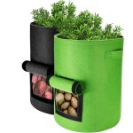 Sacs de culture pour pommes de terre, 2pcs 40l / 10 gallons sac de legumes, tissu non - tiss sac de ...