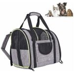 Sac � dos chat chien extensible 90%, sac transport pour chat petit chien respirant, sac a dos de transport ...