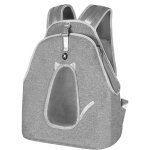 Sac  dos pour chien, avec ceinture de scurit, respirant sac a dos transport chien, rflchissant