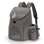Sac � dos de transport pour animaux de compagnie avec sac � crottes, compartiment pour friandises pour ...