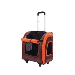 Sac  dos / sac de transport pour chien / chat liso marron