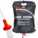Sac de douche solaire camping 20l voyage chauff� � l'�nergie solaire portable eau chaude avec flexible ...