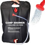 Sac de douche solaire de camping, douche de camping portable, 20l, adapt� au camping en plein air, aux ...