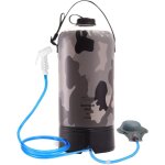 Sac de douche solaire portable, sac de douche de camping portable 10l / 2, 64 gallons, avec pompe  pied ...