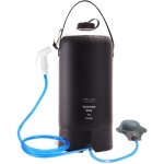 Sac de douche solaire portable, sac de douche de camping portable 10l / 2, 64 gallons, avec pompe  pied ...