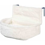 Sac douillet pour radiateur pour chats - peluche poil court - coussin rversible - cadre mtallique solide ...