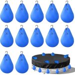Sacs d'eau lourds pour couverture de piscine, 12 pices poids pour abris de piscine enterrs, accessoires ...
