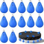 Sacs d'eau lourds pour couverture de piscine, 12 pi�ces poids pour abris de piscine enterr�s, accessoires ...