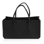 Fitags sac en feutre, sac de courses en feutre, panier a bois, sac de plage, sac buches cheminee, panier ...