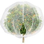 Sacs en filet pour arbres fruitiers avec fermeture �clair et cordon de serrage, filet de protection contre ...