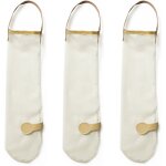 Sac en filet suspendu r�utilisable de 12 x 38 cm pour oignons, fruits et l�gumes, lavable et pliable ...