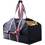 Sac fourre tout en tissu oxford pour bois de chauffage, poign�e en sangle color�e, sac fourre tout durable ...