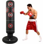 Sac de frappe boxe gonflable sur pied, 160cm punching ball adultes enfants convient pour l'exercice  ...