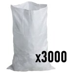 Sac à gravats tissé réutilisable, résistant aux déchirures 60 kg (vendu par 3000 sacs) Sac à gravats tissé réutilisable, résistant aux déchirures 60 kg (vendu par 3000 sacs)