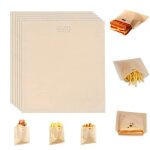 Sac pour grille - pain r�utilisables, sachets de pain grill� r�utilisables, 6 pi�ces grille - pain sacs ...