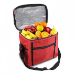 Sac isotherme 10l, lunch bag rouge, sac de repas et glaci�re portable pour travail, �cole, pique - nique ...