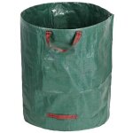 Sac jardin dechets verts resistant, 1 x 120 l sac vegetaux jardin avec poignes, pliables et rutilisables, ...
