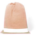 Sac de jardin d'enfants easyzip avec nom - toile aida  broder - sac en pur coton, disponible en 9 couleurs, ...