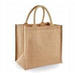 Sac en jute 42 cm x 36 cm x 15 cm