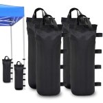 Sacs lest sable pour tentes barnum pliant poids lest� pour tonnelle, noir 4 pi�ces / ensemble?sac lestage ...