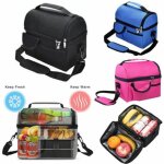 Sac  lunch isotherme portable, glacire, pochette  bento, conteneur de rangement