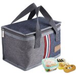 Sac � lunch, paquet d'isolation alimentaire de papier d'aluminium de grande capacit�, �cole, bureau, ...