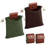 Sac de recherche de nourriture, 2 pcs pochette de recherche de nourriture en toile, pochette de ceinture ...