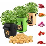Sacs de plantation 3 pices 7 gallon sac de plantation geotextile sacs de culture pour pommes sac  plantes ...