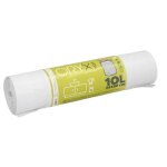 Sac poubelle � fermeture facile 10 litres rouleau 20 sacs