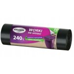 Sacs poubelles jan niezb?dny 240 l, lot de 10, super r�sistants, noirs