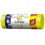 Sacs poubelles jaunes pour le tri s�lectif du plastique 120 l