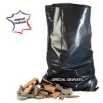 Sac poubelle noir 50l bd sp�cial gravats (140�) - 600x850mm - carton de 100 sacs