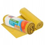 Sacs poubelles en plastique jaune pour tri s�lectif 120l