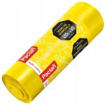 Sacs poubelles pour le tri slectif plastique jaune 120l 10pcs