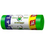 Sacs poubelles verts pour le tri du verre 120 l