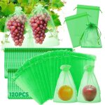 Sac de protection raisins, 120 pi�ces sac de protection de fruits, 30 x 20 cm sac de protection de grappe ...